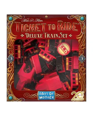 Društvena igra Ticket To Ride Europe - 20th Anniversary Deluxe Train Set - Red 