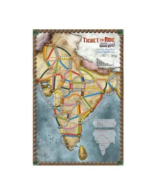Društvena igra Ticket To Ride India & Switzerland (Eng) 