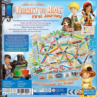 Društvena igra Ticket to Ride - First Journey - Europe 