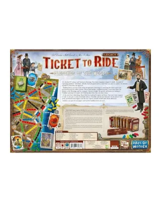 Društvena igra Ticket to Ride Legacy - Legends Of The West (Eng) 