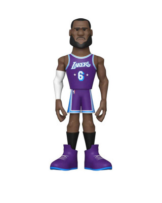 Figure Funko Premium - Basketball NBA - LA Lakers - LeBron James (Purple Jersay) 