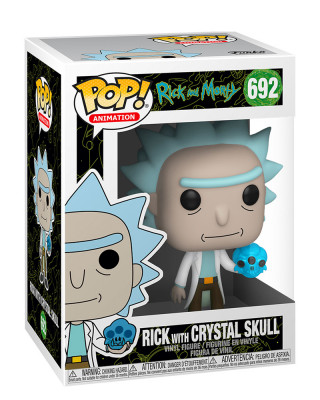 Bobble Figure Rick and Morty POP! - Rick with Crystal Skull 