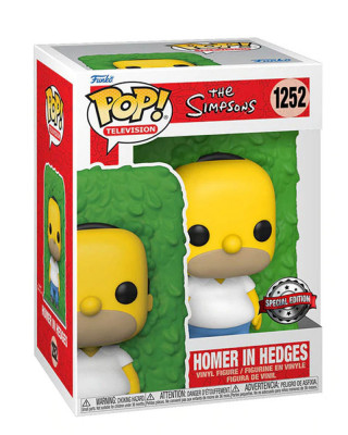 Bobble Figure The Simpsons POP! - Homer In Hedges - Special Edition 