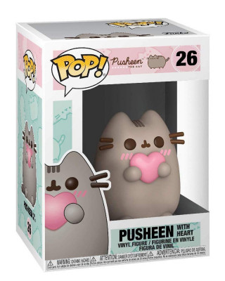 Bobble Figure Pusheen The Cat POP! - Pusheen With Heart 