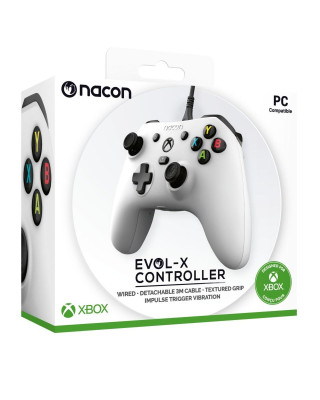 Gamepad Nacon Evol-X Wired Controller - White 
