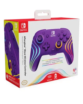 Gamepad PDP Afterglow Wave Wireless - Purple 