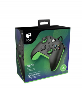 Gamepad PDP Neon Black - Green 