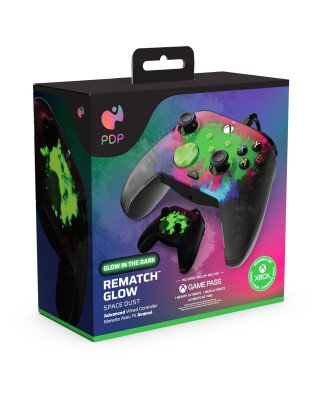 Gamepad PDP Rematch Glow - Space Dust 