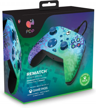 Gamepad PDP Rematch - Glitch Green 