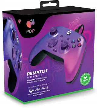 Gamepad PDP Rematch - Purple Fade 