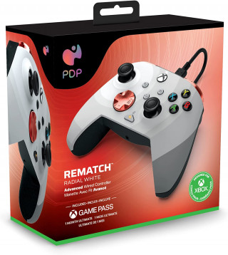 Gamepad PDP Rematch Radial White 