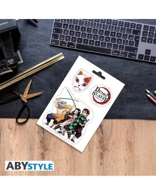 Gift Set AbyStyle - Demon Slayer - Čaša,Nalapnice, Acryl 