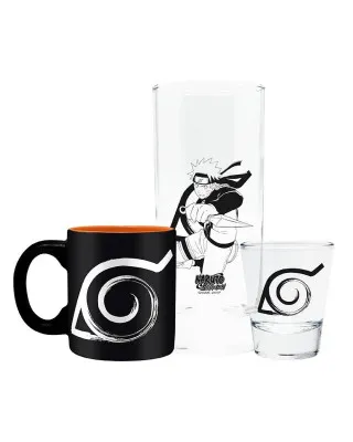 Gift Set AbyStyle - Naruto Shippuden - Set 3 Čaše 