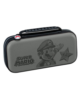 Deluxe Travel Case Super Mario Gray 