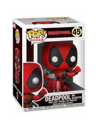Bobble Figure Rides - Deadpool POP! - Deadpool On Scooter 