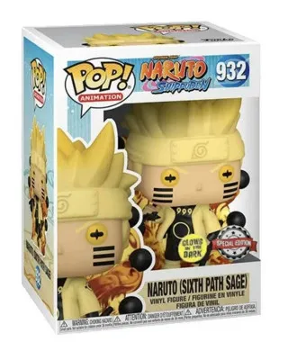 Bobble Figure Anime - Naruto Shippuden POP! - Naruto Six Path Sage (Glow) 
