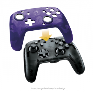 Gamepad PDP Faceoff Deluxe+ Camo Purple 