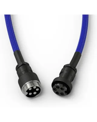 Kabl Glorious Coiled Cable USB-C - Cobalt Blue 