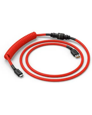 Kabl Glorious Coiled Cable USB-C - Crimson Red 
