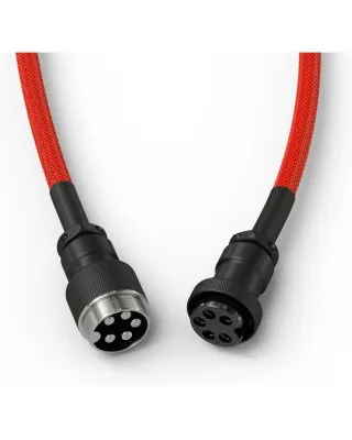 Kabl Glorious Coiled Cable USB-C - Crimson Red 