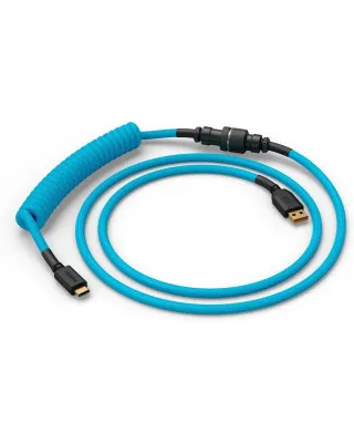 Kabl Glorious Coiled Cable USB-C - Electric Blue 