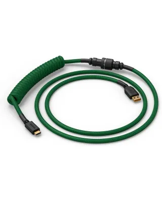 Kabl Glorious Coiled Cable USB-C - Forest Green 