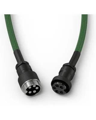 Kabl Glorious Coiled Cable USB-C - Forest Green 