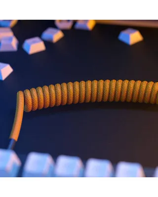 Kabl Glorious Coiled Cable USB-C - Glorange 