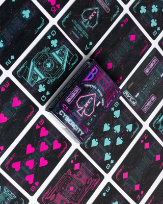 Karte Bicycle Creatives - Cyberpunk Cybercity - Playing Cards 