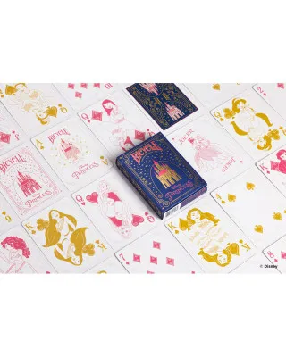 Karte Bicycle Disney - Princess Pink & Navy - Playing Cards 