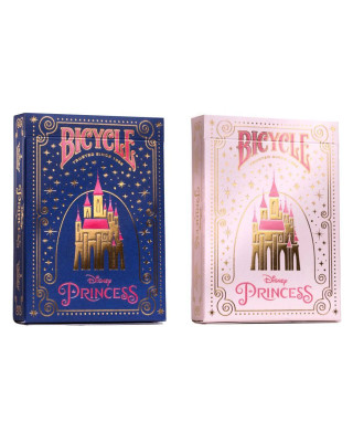 Karte Bicycle Ultimates - Disney Princess Pink & Navy - Playing Cards 