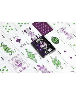 Karte Bicycle Disney - Purple & Green Villians  - Playing Cards 