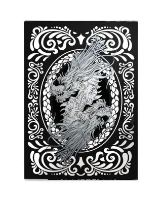Karte Bicycle Ultimates - Black Dragon - Playing Cards 