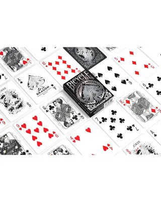Karte Bicycle Ultimates - Black Dragon - Playing Cards 