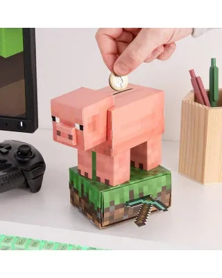 Kasica Paladone Minecraft - Pig - Money Bank - Build Your Own Money Box Kit 