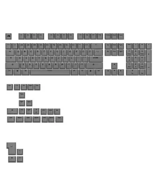 Keycaps Glorious GPBT Basic - Armor Grey 