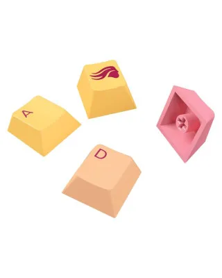 Keycaps Glorious GPBT Gradient - Grapefruit 