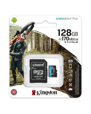 Kingston Memory Card Micro Canvas Go Plus SDXC 128GB 