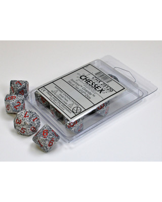 Kockice Chessex - Speckled - Granite (10) 