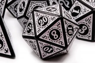 Kockice Q Workshop - Metal Steampunk Dice Set (7) 
