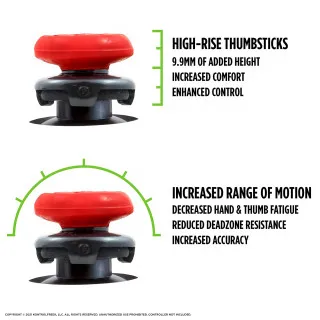 KontrolFreek Inferno Kit - Performance Grips & Performance Thumbsticks Playstation 5 