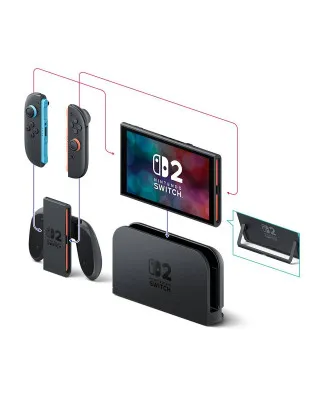 Konzola Nintendo Switch 2 - Light Blue and Light Red Joy-Con 