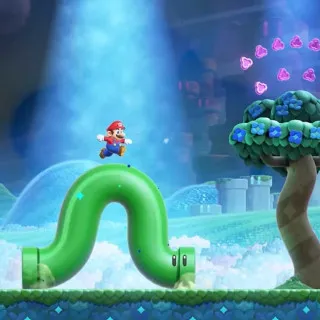 Konzola Nintendo Switch OLED (White Joy-Con) + Super Mario Bros. Wonder + 12 Months Nintendo Online 