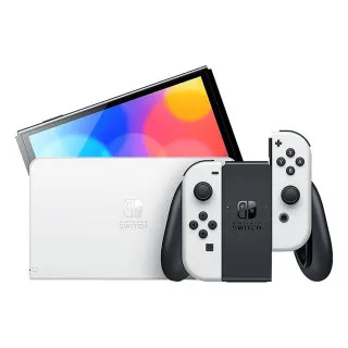Konzola Nintendo Switch OLED (White Joy-Con) + Super Mario Bros. Wonder + 12 Months Nintendo Online 