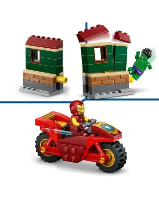LEGO Marvel - Iron Man With Bike And The Hulk 