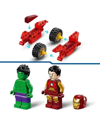 LEGO Marvel - Iron Man With Bike And The Hulk 