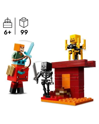 LEGO Minecraft - The Nether Lava Battle 