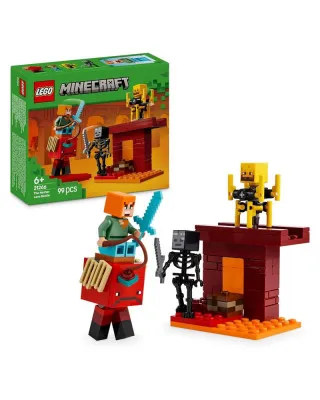 LEGO Minecraft - The Nether Lava Battle 