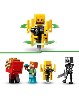 LEGO Minecraft - The Nether Lava Battle 