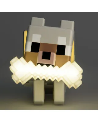Lampa Paladone Minecraft - Wolf GloBuddies Light 